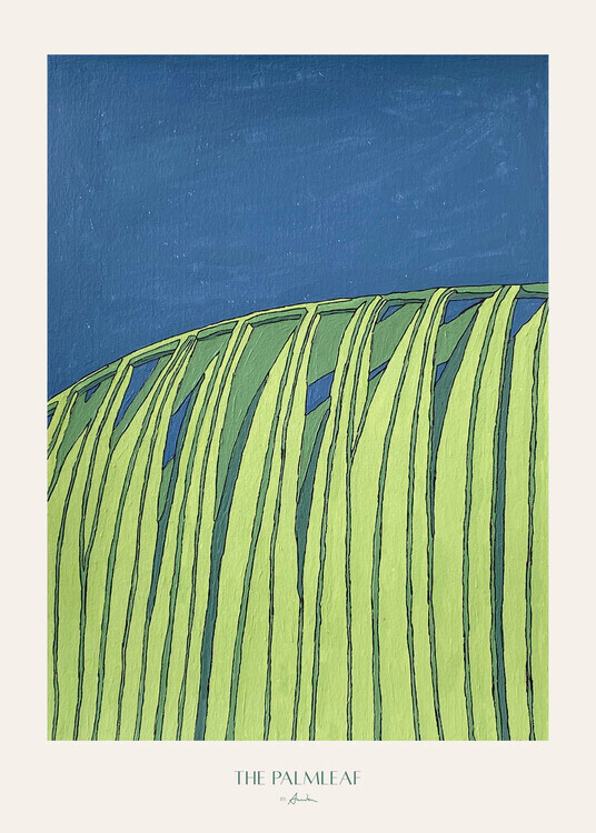 Annika John Plakát, Obraz - The Palmleaf, Annika John, 30 × 40 cm