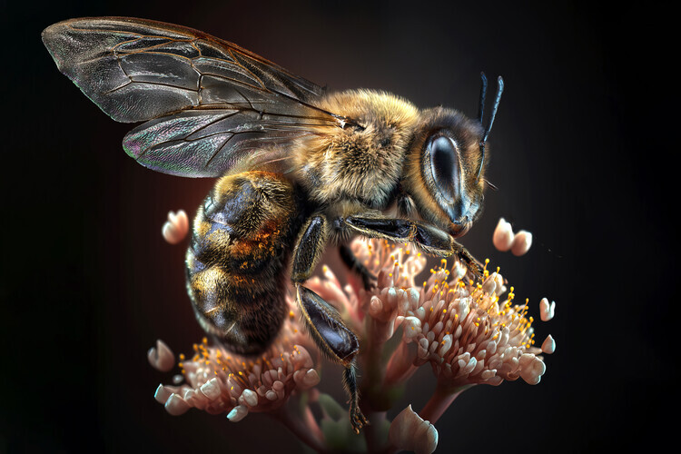 Marcel Egger Plakát, Obraz - FlowerBee, Marcel Egger, 40 × 26.7 cm