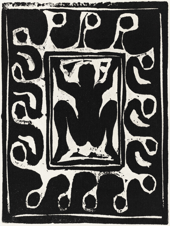 Ernst Ludwig Kirchner Plakát, Obraz - The Dancer, Ernst Ludwig Kirchner, 30 × 40 cm