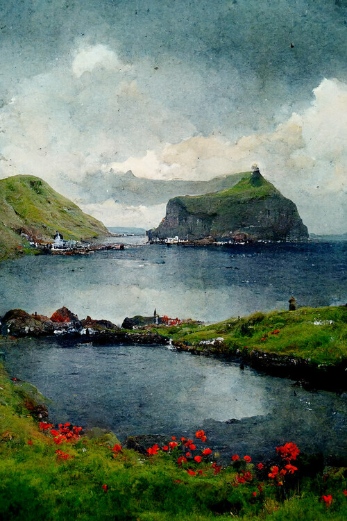 Treechild Plakát, Obraz - Beautiful Islands No 1, Treechild, 26.7 × 40 cm