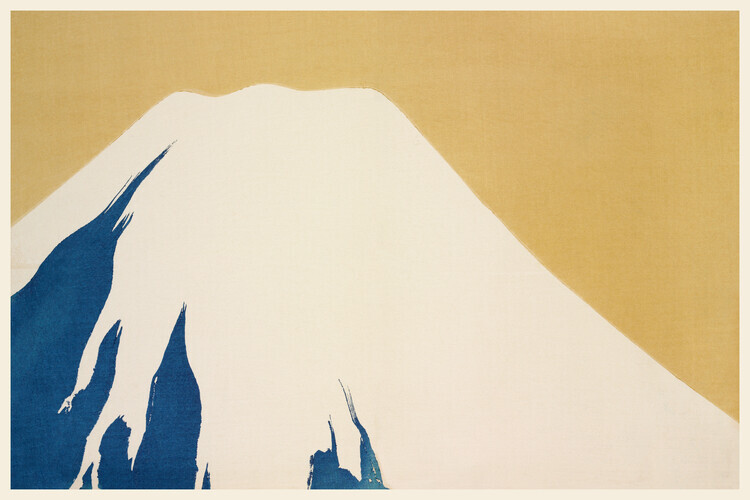Kamisaka Sekka Plakát, Obraz - Mount Fuji from Momoyogusa, Kamisaka Sekka, 40 × 26.7 cm