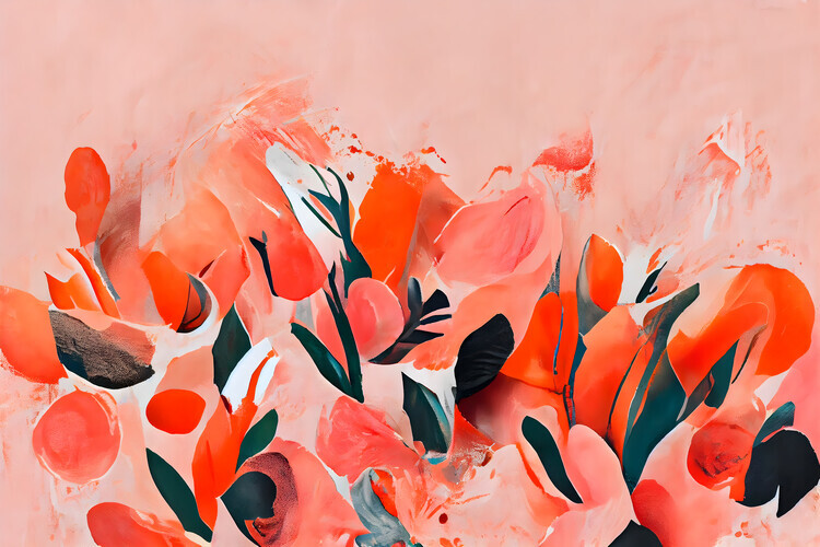 Treechild Plakát, Obraz - Wild Tulips, Treechild, 40 × 26.7 cm
