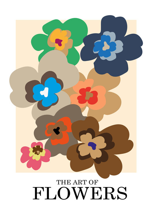 Frances Collett Plakát, Obraz - The Art Of Flowers Pink, Frances Collett, 30 × 40 cm