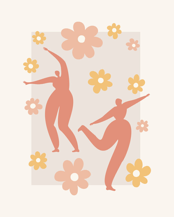 Beth Cai Plakát, Obraz - Dancers, Beth Cai, 30 × 40 cm