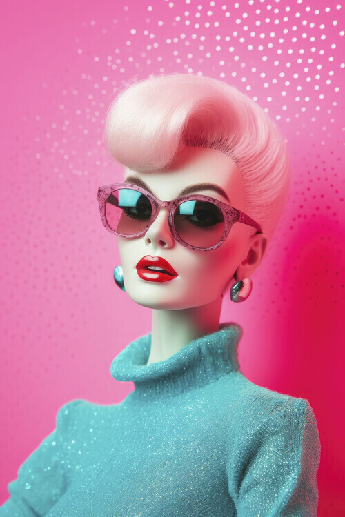 Treechild Plakát, Obraz - Oh Barbie No 2, Treechild, 26.7 × 40 cm