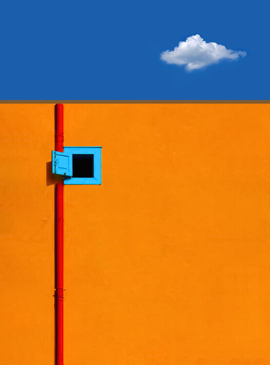 Arnon Orbach Plakát, Obraz - The red pipe, Arnon Orbach, 30 × 40 cm