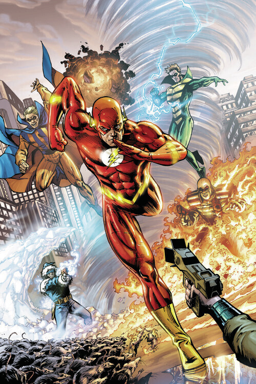 Europosters Plakát, Obraz - The Flash and the villains, 26.7 × 40 cm
