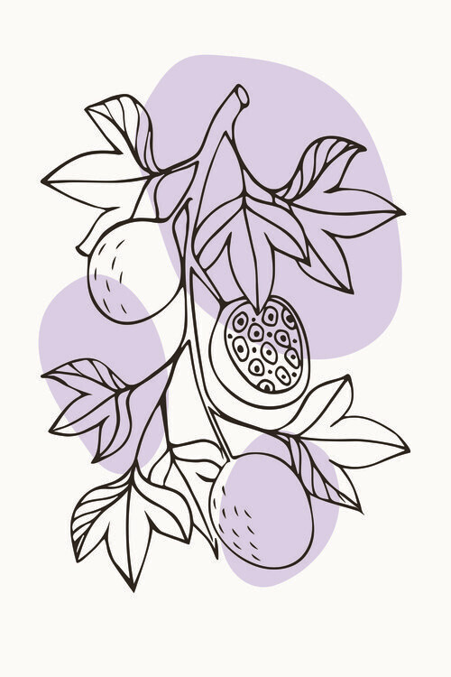 jay stanley Plakát, Obraz - Boho Fruits #1, jay stanley, 26.7 × 40 cm