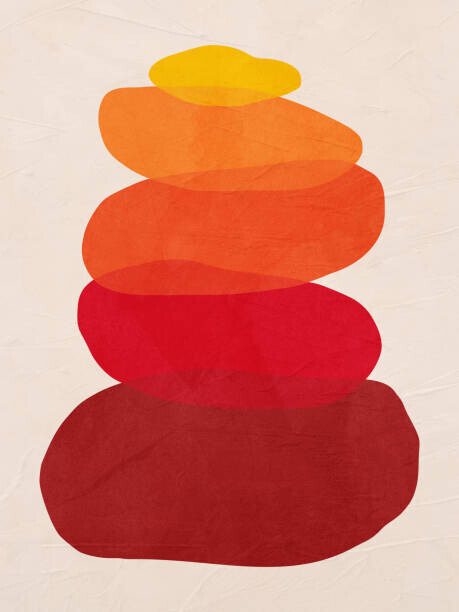 Wirestock Plakát, Obraz - Abstract art of geometric shapes with colorful texture., Wirestock, 30 × 40 cm