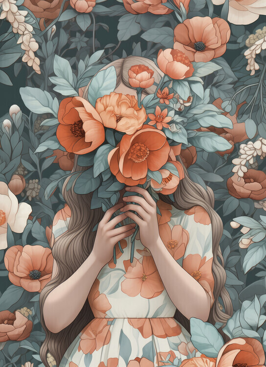 Treechild Plakát, Obraz - My Favorite Flowers, Treechild, 30 × 40 cm