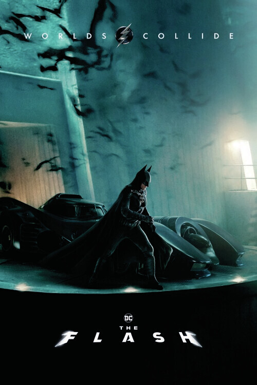 Europosters Plakát, Obraz - The Flash - Batman, 26.7 × 40 cm