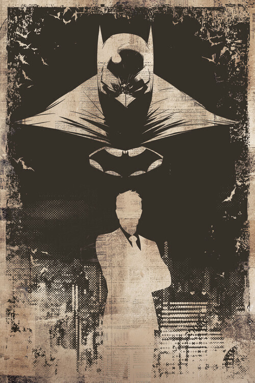 Europosters Plakát, Obraz - Batman - Silhouettes, 26.7 × 40 cm