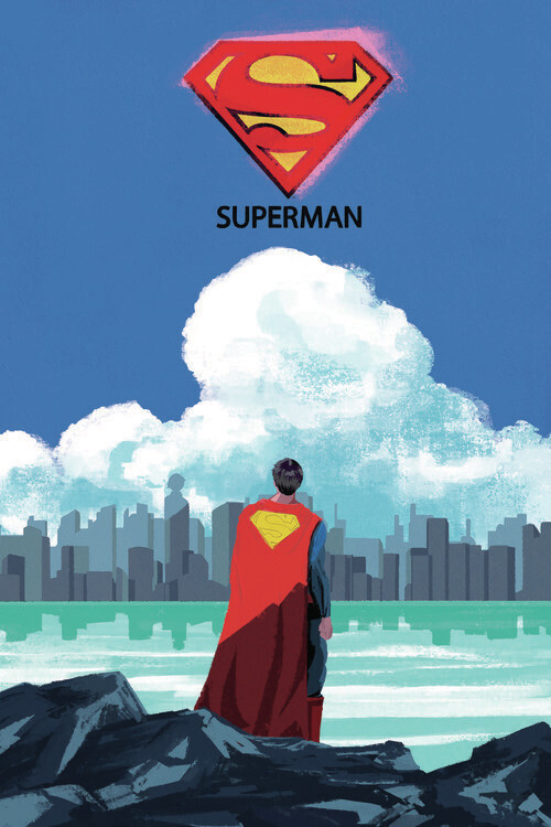 Europosters Plakát, Obraz - Superman - Logo, 26.7 × 40 cm