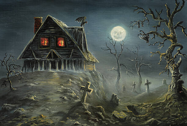 Pobytov Plakát, Obraz - Halloween Horror, Pobytov, 40 × 26.7 cm