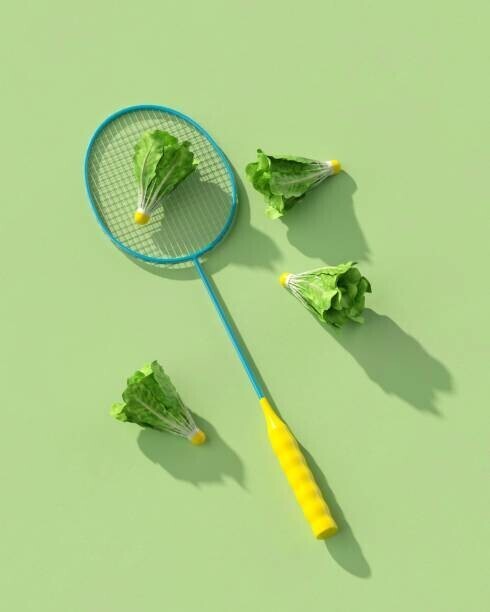 Andriy Onufriyenko Plakát, Obraz - Fresh badminton., Andriy Onufriyenko, 30 × 40 cm