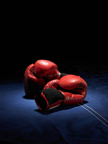 Phil Ashley Plakát, Obraz - Red boxing gloves, Phil Ashley, 30 × 40 cm
