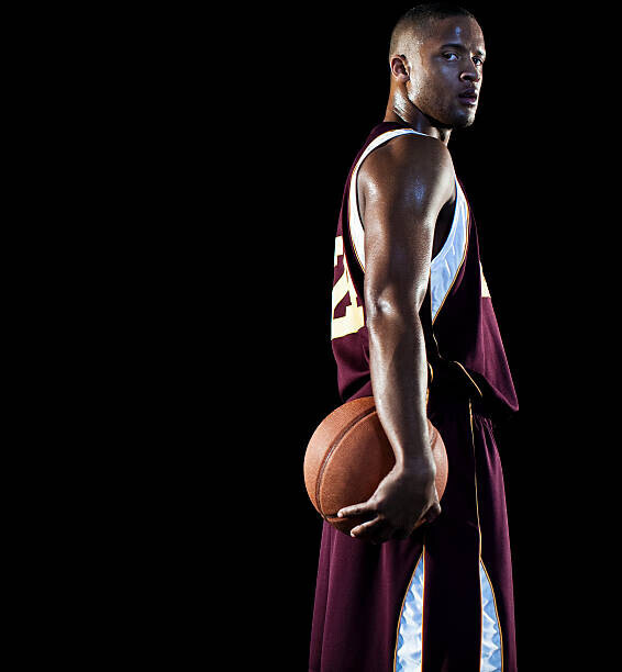 Patrik Giardino Plakát, Obraz - Basketball Player, Patrik Giardino, 40 × 40 cm