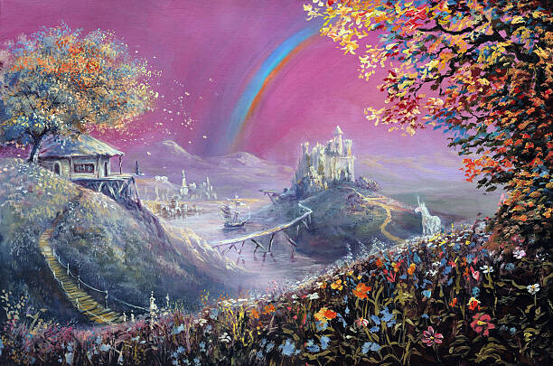 Pobytov Plakát, Obraz - dreamland, Pobytov, 40 × 26.7 cm