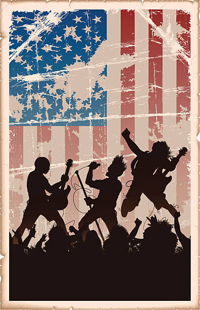 Cochran-Artworks Plakát, Obraz - Vintage American Rock Poster, Cochran-Artworks, 26.7 × 40 cm