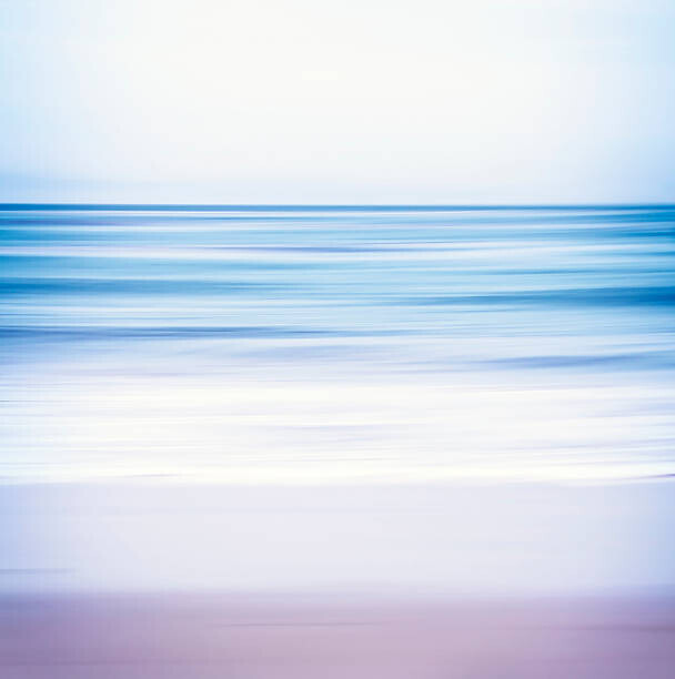 DavidMSchrader Plakát, Obraz - Blue Toned Seascape, DavidMSchrader, 40 × 40 cm