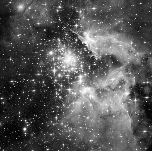 gaiamoments Plakát, Obraz - Abstract background of stars in the galaxy, gaiamoments, 40 × 40 cm