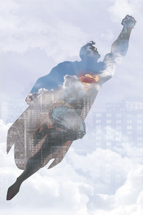 Europosters Plakát, Obraz - Superman Core - Fly High, 26.7 × 40 cm