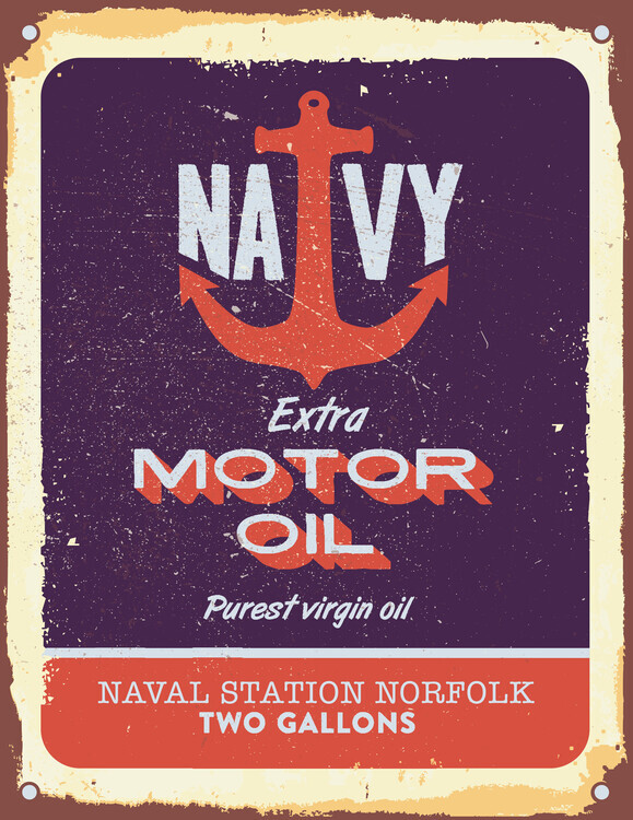 Fadil Roze Plakát, Obraz - US Navy, Fadil Roze, 30 × 40 cm