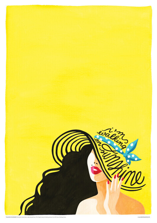 Nour Tohme Plakát, Obraz - Walking on Sunshine, Nour Tohme, 30 × 40 cm