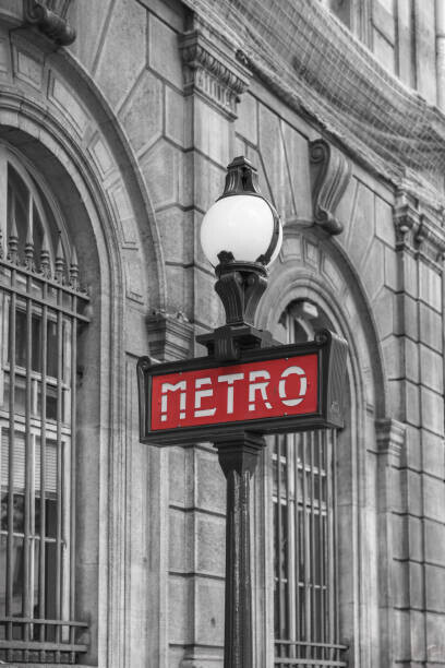 Christoph Wagner Plakát, Obraz - Paris, Frankreich, Metro, Schild, Christoph Wagner, 26.7 × 40 cm