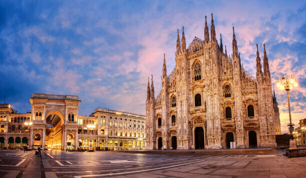 Xantana Plakát, Obraz - Milan Cathedral on sunrise, Italy, Xantana, 40 × 22.2 cm