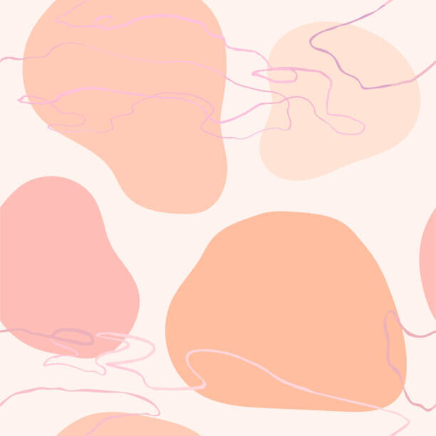 Lizaveta Kadol Plakát, Obraz - Seamless pattern with colorful hand draw, Lizaveta Kadol, 40 × 40 cm