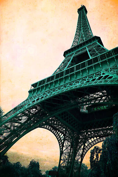 DenKuvaiev Plakát, Obraz - Eiffel Tower, DenKuvaiev, 26.7 × 40 cm