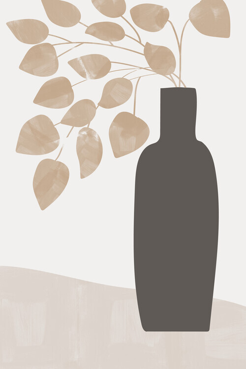 Melloi Art Prints Plakát, Obraz - Beige still life, Melloi Art Prints, 26.7 × 40 cm