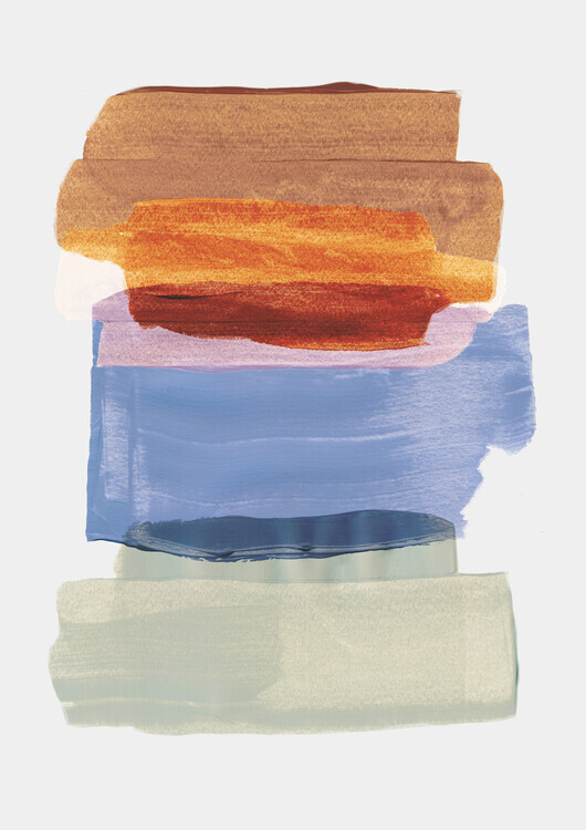 Mareike Böhmer Plakát, Obraz - Abstract Brush 4, Mareike Böhmer, 30 × 40 cm
