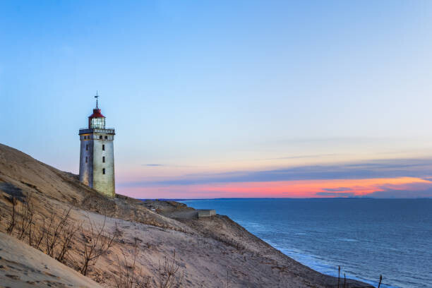 rpeters86 Plakát, Obraz - Sunset at the lighthouse of Rubjerg Knude, rpeters86, 40 × 26.7 cm