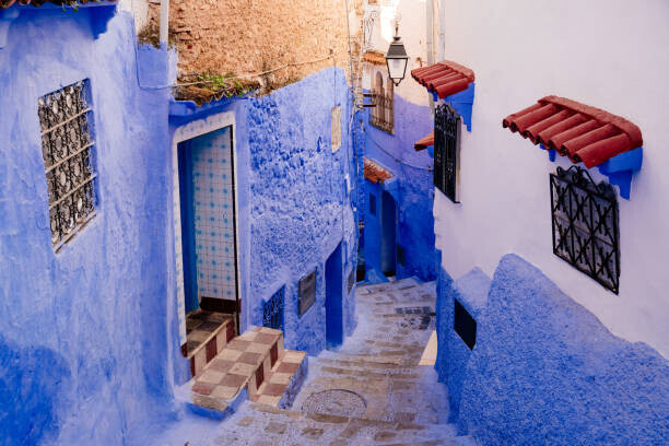 Francesco Riccardo Iacomino Plakát, Obraz - The blue city of Chefchaouen, Morocco., Francesco Riccardo Iacomino, 40 × 26.7 cm
