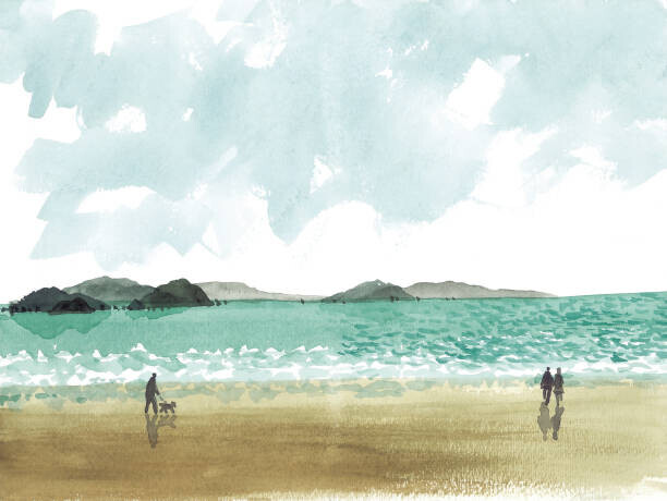 jinwoo.lim / Imazins Plakát, Obraz - Seascape of Jeju Island, South Korea, jinwoo.lim / Imazins, 40 × 30 cm