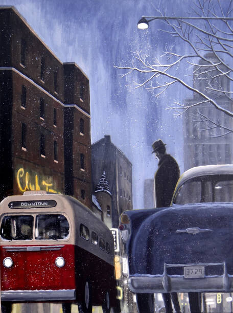 Dave Rheaume Artist Plakát, Obraz - 1950s Private Eye, Dave Rheaume Artist, 30 × 40 cm