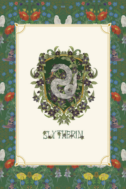 Europosters Plakát, Obraz - Harry Potter - Slytherin, 26.7 × 40 cm