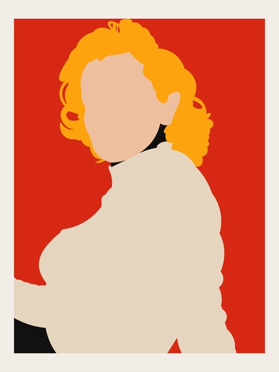 Retrodrome Plakát, Obraz - Marilyn Monroe Minimalist Pop Art, Retrodrome, 30 × 40 cm