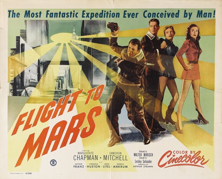 Europosters Plakát, Obraz - Flight To Mars 03, 40 × 30 cm
