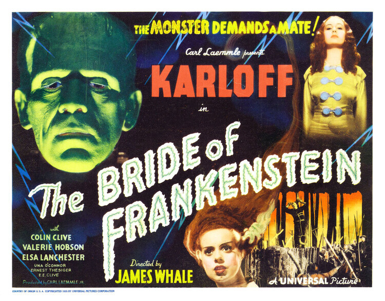Europosters Plakát, Obraz - Bride Of Frankenstein 05, 40 × 30 cm
