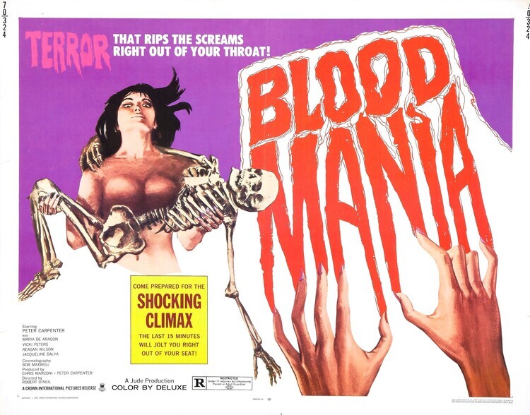 Europosters Plakát, Obraz - Blood Mania 02, 40 × 30 cm