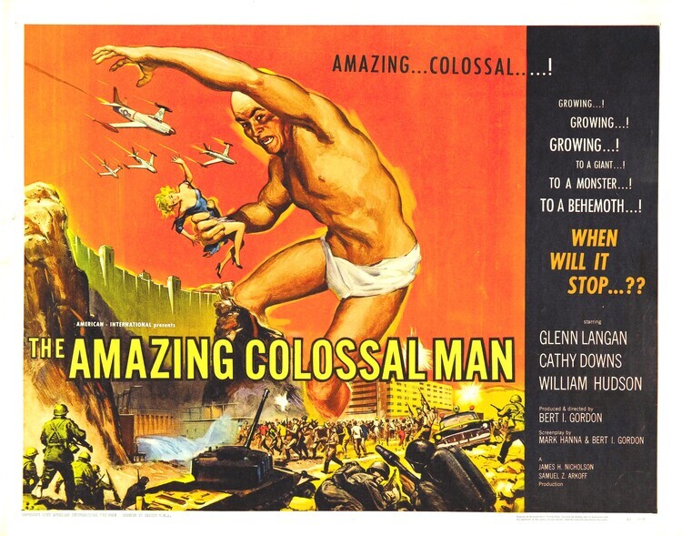Europosters Plakát, Obraz - Amazing Colossal Man 02, 40 × 30 cm