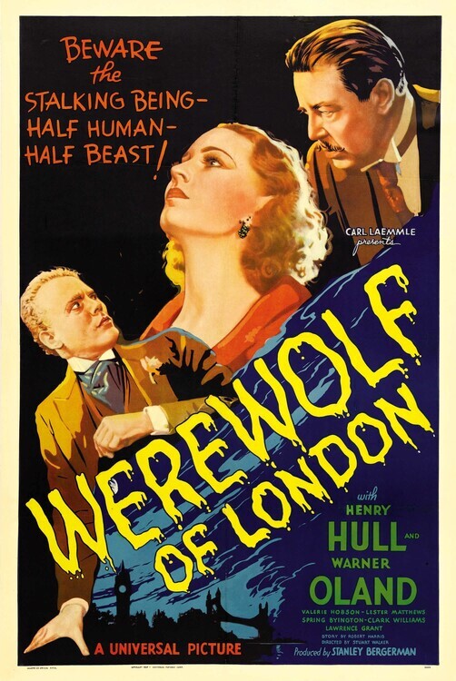 Europosters Plakát, Obraz - Werewolf Of London, 26.7 × 40 cm