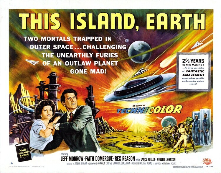 Europosters Plakát, Obraz - This Island Earth 06, 40 × 30 cm