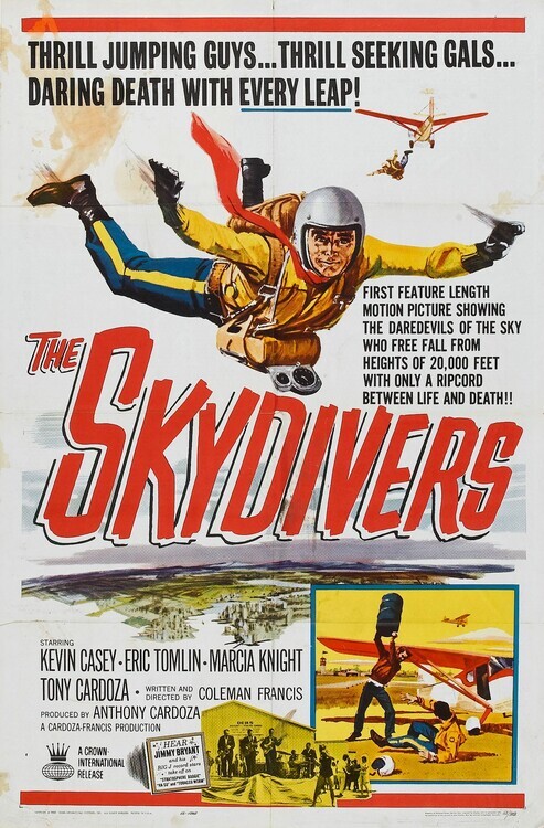 Europosters Plakát, Obraz - Skydivers, 26.7 × 40 cm