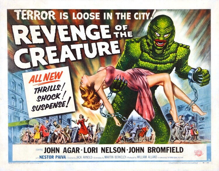 Europosters Plakát, Obraz - Revenge Of Creature 03, 40 × 30 cm