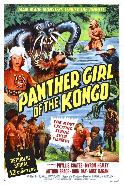 Europosters Plakát, Obraz - Panther Girl Of Congo, 26.7 × 40 cm