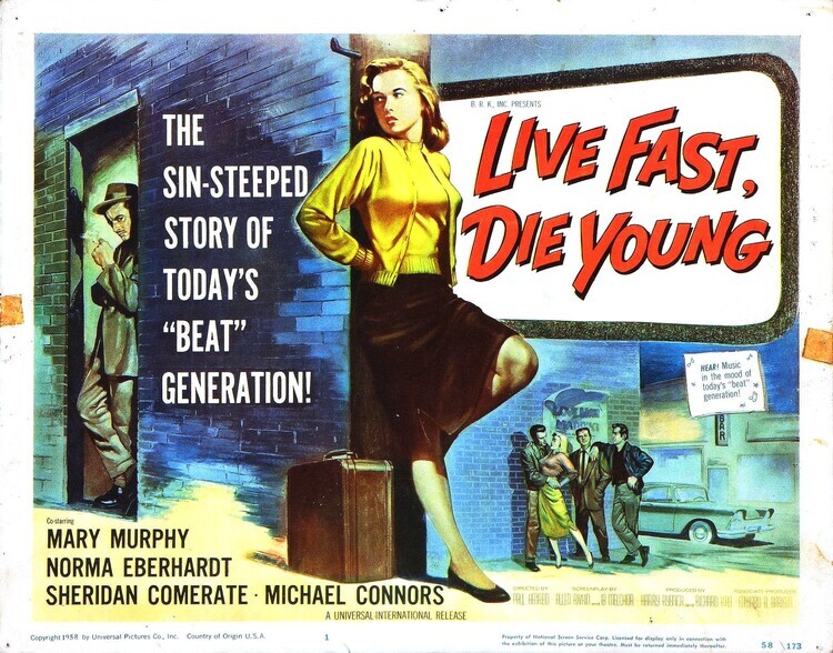 Europosters Plakát, Obraz - Live Fast Die Young 02, 40 × 30 cm